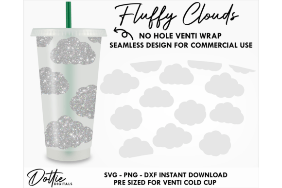 Clouds Cold Cup SVG Design Review