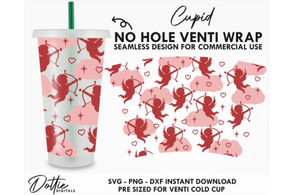 Cupid Cold Cup No Hole SVG 24oz Review
