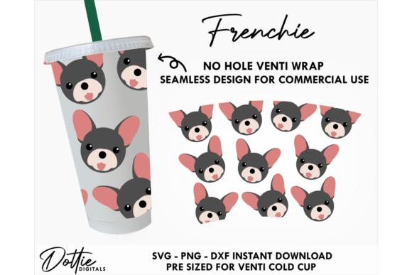French Bulldog Cold Cup SVG Design Review