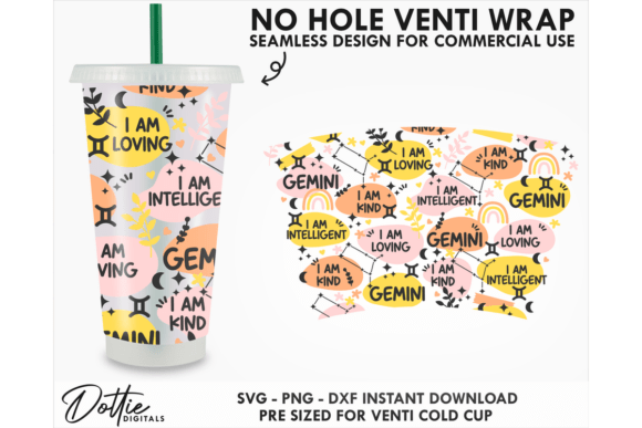 Gemini Cold Cup No Hole SVG 24oz Review