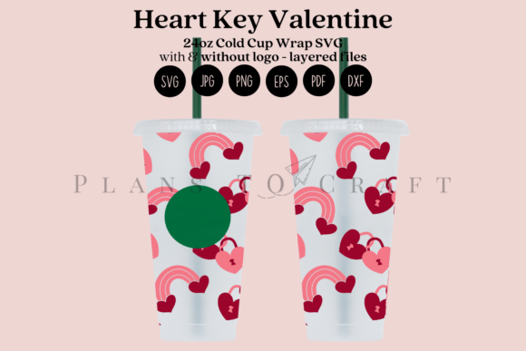 Heart Key Valentine Tumbler Wrap Review