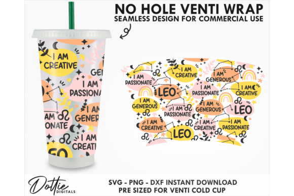 Leo Cold Cup No Hole SVG 24oz Review for Embroidery Projects