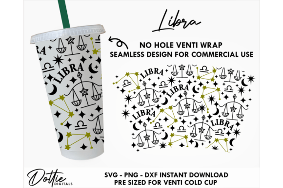 Libra Zodiac Cold Cup SVG Design Review