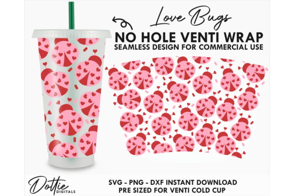 Love Bugs Cold Cup SVG Review for Embroidery Projects
