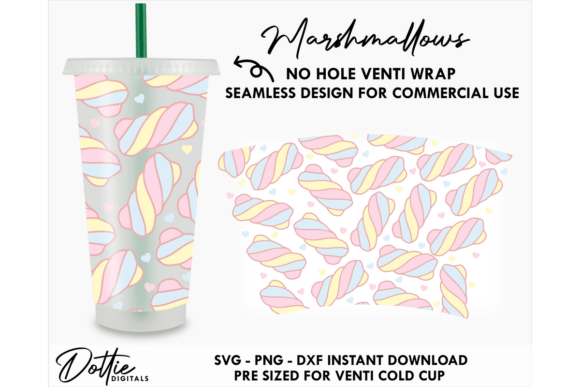 Mashmallows Cold Cup SVG Design Review