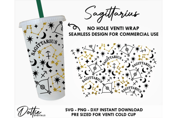 Sagittarius Cold Cup No Hole SVG 24oz Review