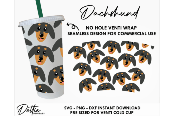 Sausage Dog Cold Cup SVG Design Review