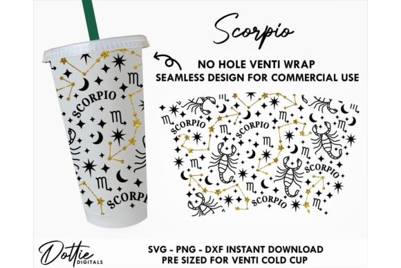 Scorpio Zodia Cold Cup No Hole SVG 24oz Review