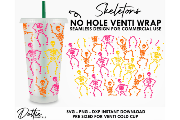 Skeleton Cold Cup SVG