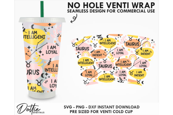 Taurus Cold Cup No Hole SVG 24oz Review