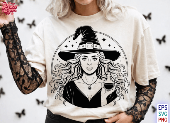 Witchy Cup Moon Design